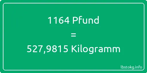 1164 lbs bis kg - 1164 Pfund bis Kilogramm