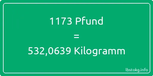 1173 lbs bis kg - 1173 Pfund bis Kilogramm