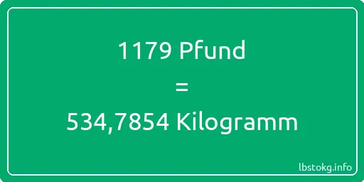 1179 lbs bis kg - 1179 Pfund bis Kilogramm