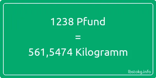 1238 lbs bis kg - 1238 Pfund bis Kilogramm