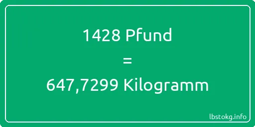 1428 lbs bis kg - 1428 Pfund bis Kilogramm