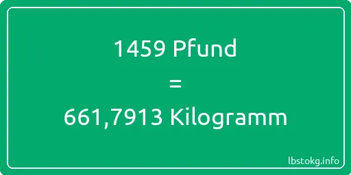 1459 lbs bis kg - 1459 Pfund bis Kilogramm