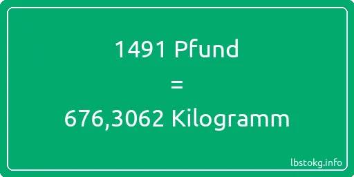 1491 lbs bis kg - 1491 Pfund bis Kilogramm