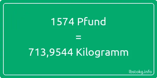 1574 lbs bis kg - 1574 Pfund bis Kilogramm