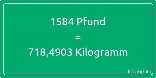 1584 lbs bis kg - 1584 Pfund bis Kilogramm