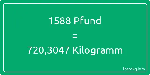 1588 lbs bis kg - 1588 Pfund bis Kilogramm