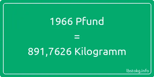 1966 lbs bis kg - 1966 Pfund bis Kilogramm