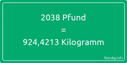 2038 lbs bis kg - 2038 Pfund bis Kilogramm