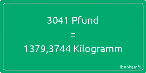 3041 lbs bis kg - 3041 Pfund bis Kilogramm