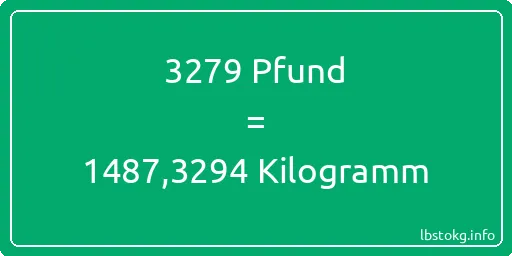 3279 lbs bis kg - 3279 Pfund bis Kilogramm