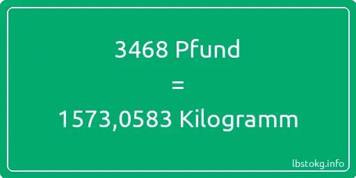 3468 lbs bis kg - 3468 Pfund bis Kilogramm