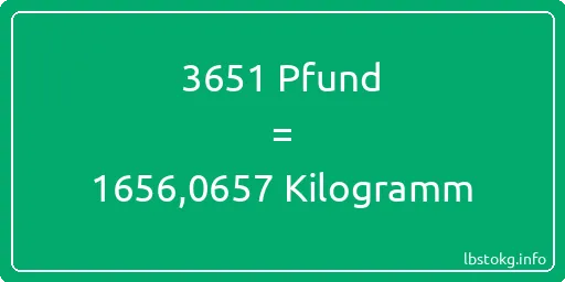 3651 lbs bis kg - 3651 Pfund bis Kilogramm