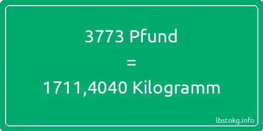 3773 lbs bis kg - 3773 Pfund bis Kilogramm