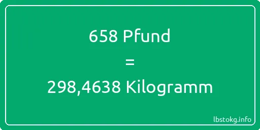 658 lbs bis kg - 658 Pfund bis Kilogramm