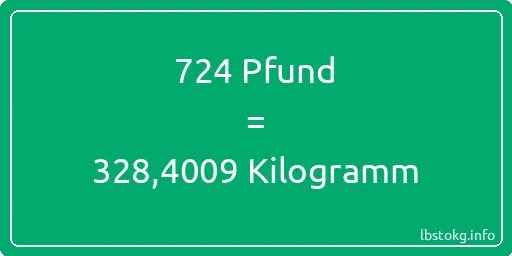 724 lbs bis kg - 724 Pfund bis Kilogramm