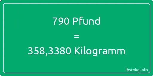 790 lbs bis kg - 790 Pfund bis Kilogramm