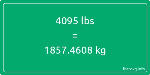 4095 Lbs to Kg - 4095 pounds to kilograms