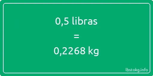 0-5 libras en kg - 0-5 libras en kilogramos