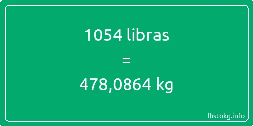 1054 libras en kg - 1054 libras en kilogramos