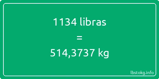 1134 libras en kg - 1134 libras en kilogramos