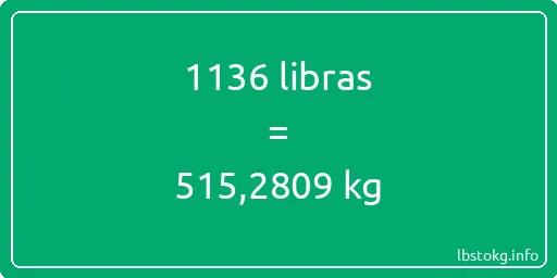 1136 libras en kg - 1136 libras en kilogramos