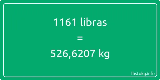 1161 libras en kg - 1161 libras en kilogramos