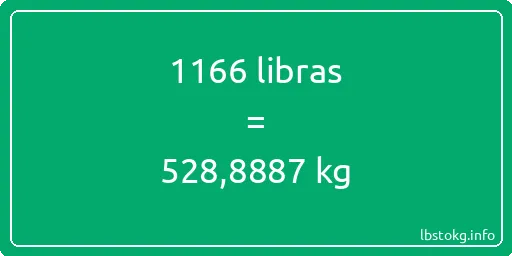 1166 libras en kg - 1166 libras en kilogramos