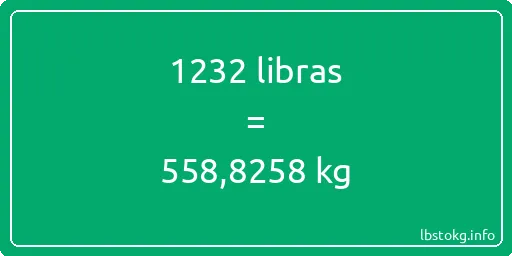 1232 libras en kg - 1232 libras en kilogramos