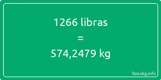 1266 libras en kg - 1266 libras en kilogramos