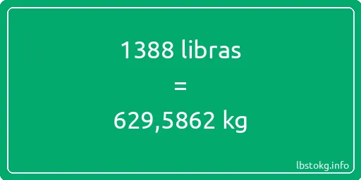 1388 libras en kg - 1388 libras en kilogramos