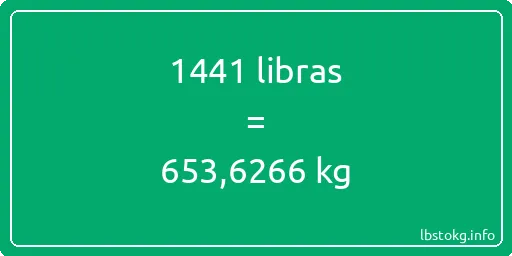 1441 libras en kg - 1441 libras en kilogramos