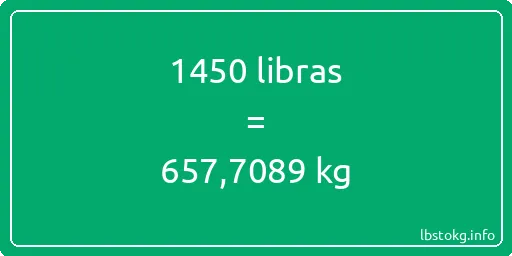 1450 libras en kg - 1450 libras en kilogramos