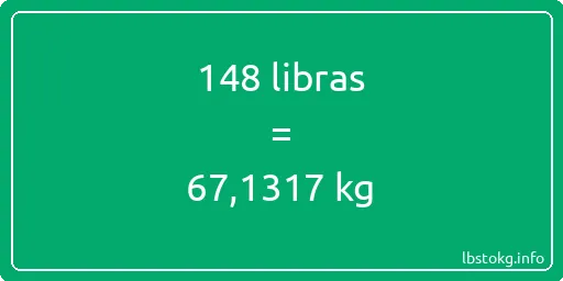 148 libras en kg - 148 libras en kilogramos