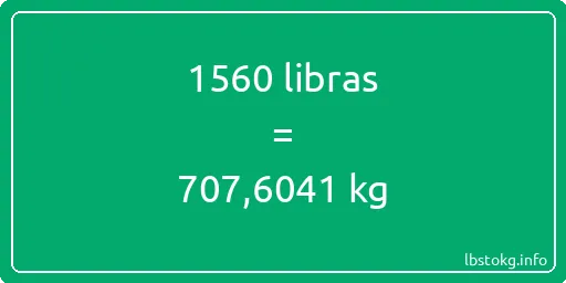 1560 libras en kg - 1560 libras en kilogramos