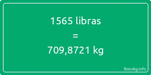 1565 libras en kg - 1565 libras en kilogramos