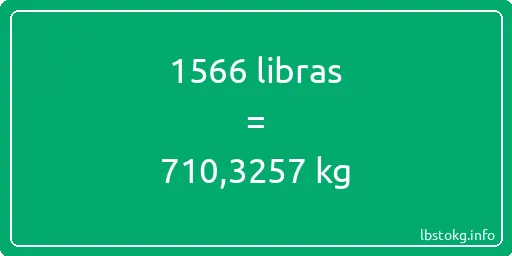 1566 libras en kg - 1566 libras en kilogramos