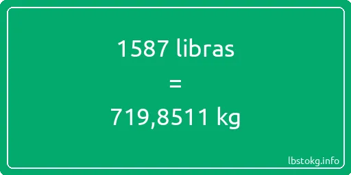 1587 libras en kg - 1587 libras en kilogramos