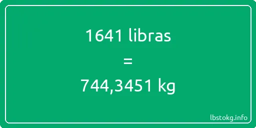 1641 libras en kg - 1641 libras en kilogramos