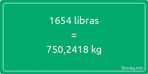 1654 libras en kg - 1654 libras en kilogramos