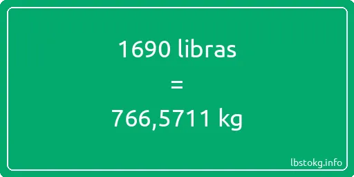 1690 libras en kg - 1690 libras en kilogramos