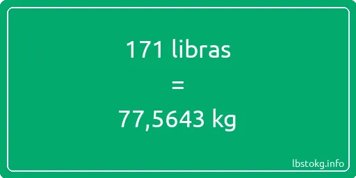 171 libras en kg - 171 libras en kilogramos