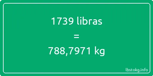 1739 libras en kg - 1739 libras en kilogramos