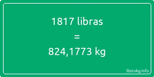 1817 libras en kg - 1817 libras en kilogramos