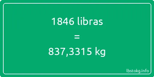 1846 libras en kg - 1846 libras en kilogramos