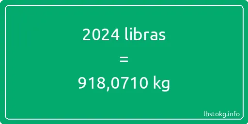 2024 libras en kg - 2024 libras en kilogramos