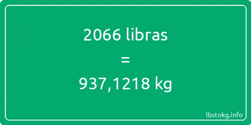 2066 libras en kg - 2066 libras en kilogramos