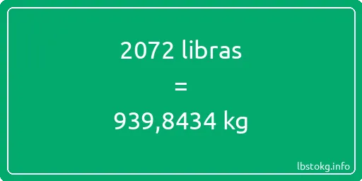 2072 libras en kg - 2072 libras en kilogramos