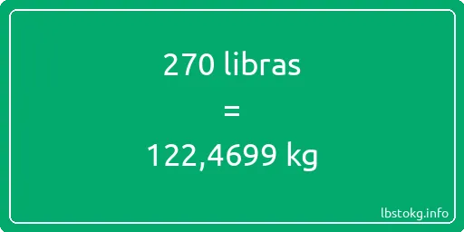 270 libras en kg - 270 libras en kilogramos