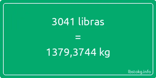 3041 libras en kg - 3041 libras en kilogramos