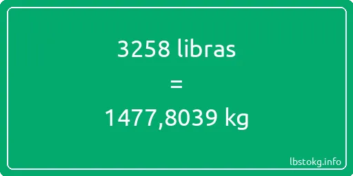 3258 libras en kg - 3258 libras en kilogramos